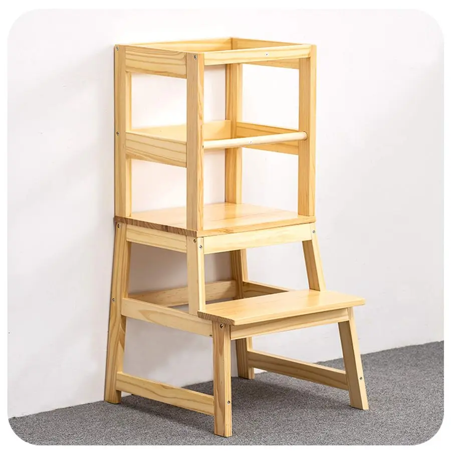 Kitchen Step Stool for Toddlers with NonSlip Mat, Wooden Kids Montessori Learning Stool Tower, Toddler Standing Tower Helper fo
Kitchen Step Stool for Toddlers with NonSlip Mat, Wooden Kids Montessori Learning Stool Tower, Toddler Standing Tower Helper fo