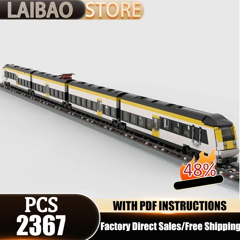 Railway Train Model Moc Building Blocks Regional Talent Train Model Technology Bricks DIY Assembly Urban Construstion Toys Gifts
Railway Train Model Moc Building Blocks Regional Talent Train Model Technology Bricks DIY Assembly Urban Construstion Toys Gifts