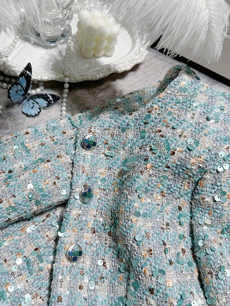 FFmiss ort Woolen Knitted Heavy Embellied Diamond Square Patterned Cardigan High Waist Sle Button Detail Bright Tead
FFmiss ort Woolen Knitted Heavy Embellied Diamond Square Patterned Cardigan High Waist Sle Button Detail Bright Tead