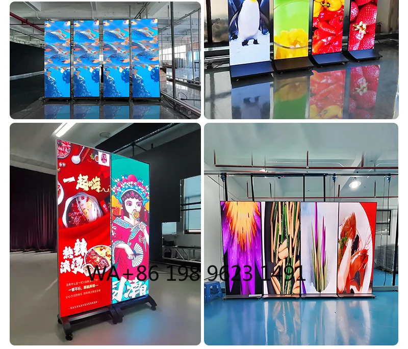 Aluminum Profile LED Poster Stand Indoor Outdoor Digital Video Full Color Commercial Advertising Display Screen
Aluminum Profile LED Poster Stand Indoor Outdoor Digital Video Full Color Commercial Advertising Display Screen