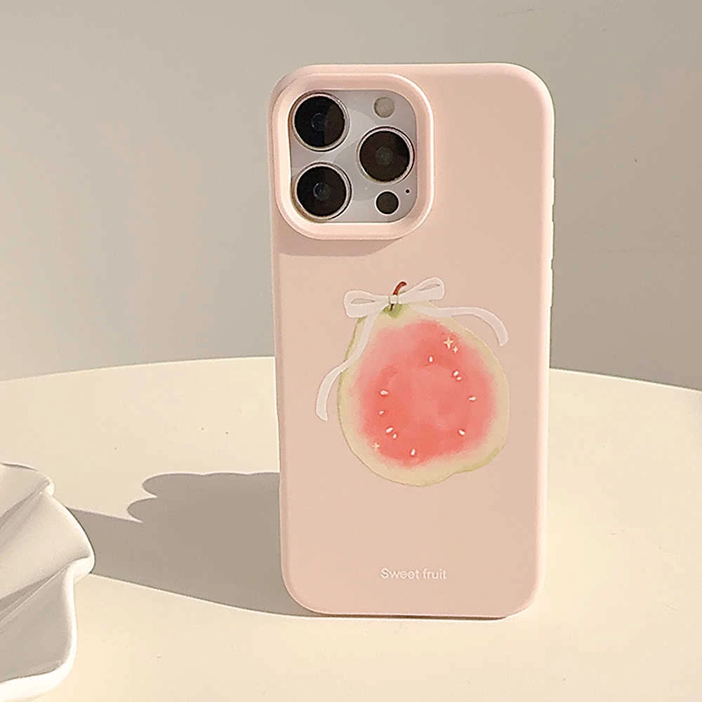 Ins Cute Fruit Guava Fashion Phone Cases for IPhone 16 15 Pro 13 14 12 Pro Max 11 Soft Silicone Korean Lovely Back Cover Case
Ins Cute Fruit Guava Fashion Phone Cases for IPhone 16 15 Pro 13 14 12 Pro Max 11 Soft Silicone Korean Lovely Back Cover Case