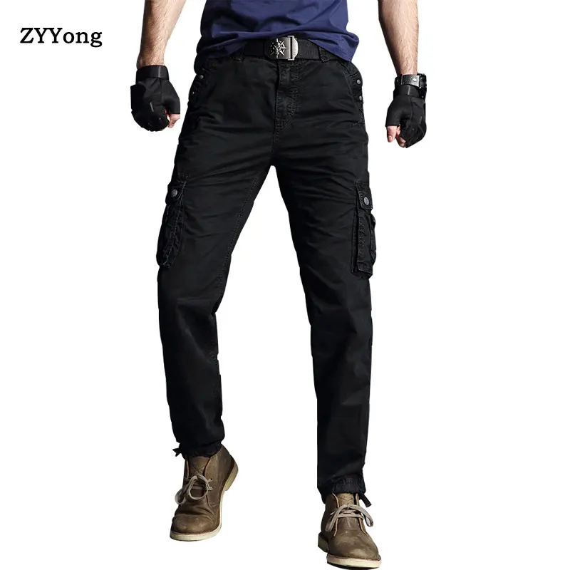 2020 New Cotton Straight Pants Men's Solid Color Casual Versatile Pants Men's Multi Pocket Work Black Workwear Pants 4-Color Plu
2020 New Cotton Straight Pants Men's Solid Color Casual Versatile Pants Men's Multi Pocket Work Black Workwear Pants 4-Color Plu