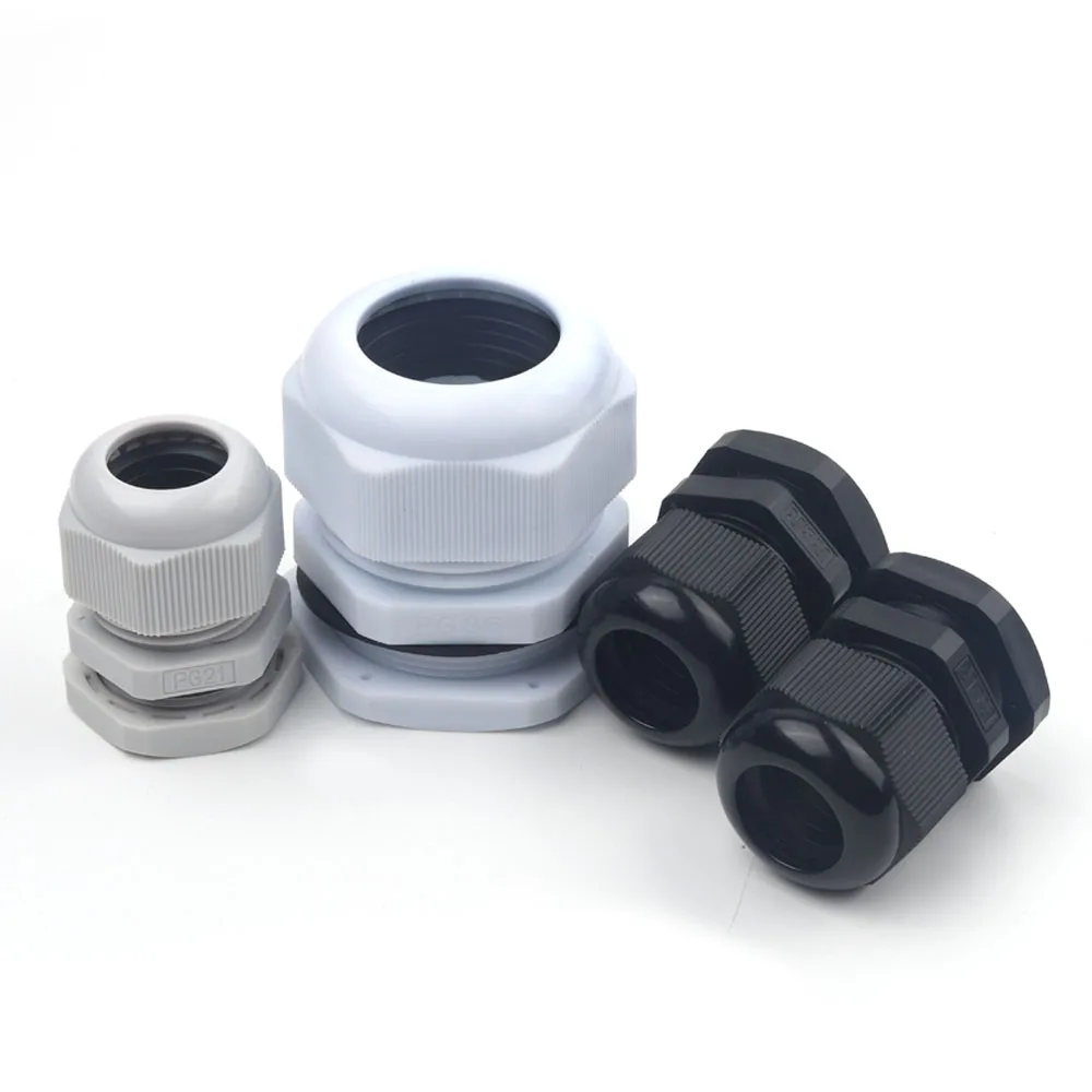 IP68 Waterproof Cable Connector Black White Plastic Seal Joint PG7 PG9 PG11 PG13.5 PG16 PG19 PG21 PG25 Nylon Connectors Kit
IP68 Waterproof Cable Connector Black White Plastic Seal Joint PG7 PG9 PG11 PG13.5 PG16 PG19 PG21 PG25 Nylon Connectors Kit