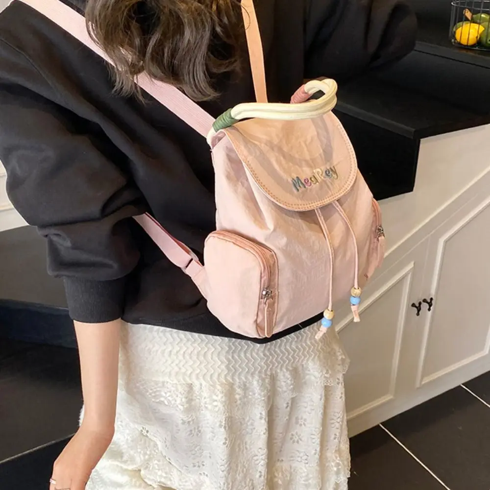 Portable Letter Embroidery Drawstring Backpack Nylon Solid Color Students School Bag Storage Bag Travel Bag Shoulder Bag Outdoor
Portable Letter Embroidery Drawstring Backpack Nylon Solid Color Students School Bag Storage Bag Travel Bag Shoulder Bag Outdoor