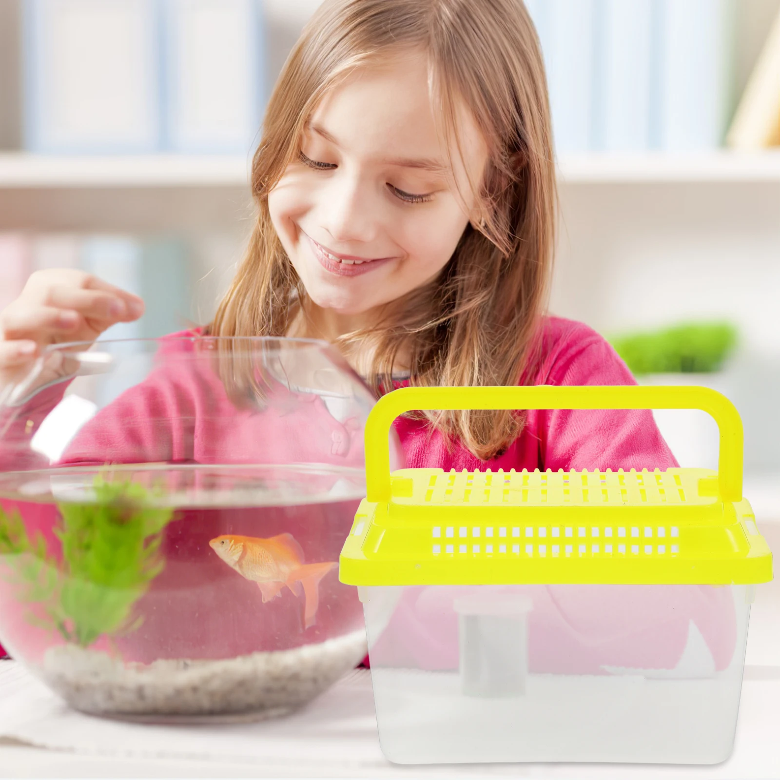 Portable Turtle Tank Handheld Fish Aquarium Compact Lightweight Plastic Terrarium Pet Hamster Box Transparent Reptile Container
Portable Turtle Tank Handheld Fish Aquarium Compact Lightweight Plastic Terrarium Pet Hamster Box Transparent Reptile Container