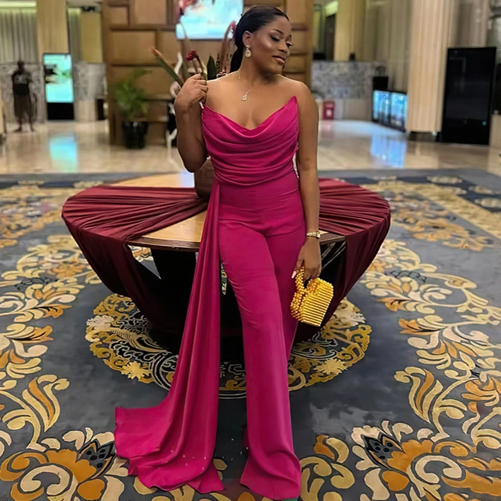Dashiki African Elegant Fashion Women Pleated Jumpsuits Sleeveless Wide Leg Pants Rompers Party Office Outfits 2024 Summer
Dashiki African Elegant Fashion Women Pleated Jumpsuits Sleeveless Wide Leg Pants Rompers Party Office Outfits 2024 Summer