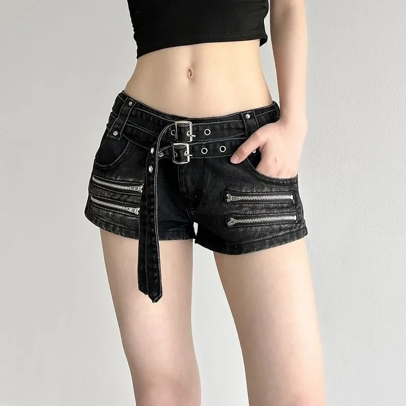 Hotsweet 2000S High Waist Jean Casual Sexy Slim Zipper Street Harajuku Style Shorts Women's Y2K E-Girl Blue Sheath Denim Shorts
Hotsweet 2000S High Waist Jean Casual Sexy Slim Zipper Street Harajuku Style Shorts Women's Y2K E-Girl Blue Sheath Denim Shorts