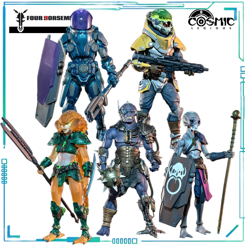 Four Horsemen Studios Genuine Cosmic Legion Series Cosmic Legions Hvalkatar: Book Two, Gravenight Finished Product Movable Model
Four Horsemen Studios Genuine Cosmic Legion Series Cosmic Legions Hvalkatar: Book Two, Gravenight Finished Product Movable Model