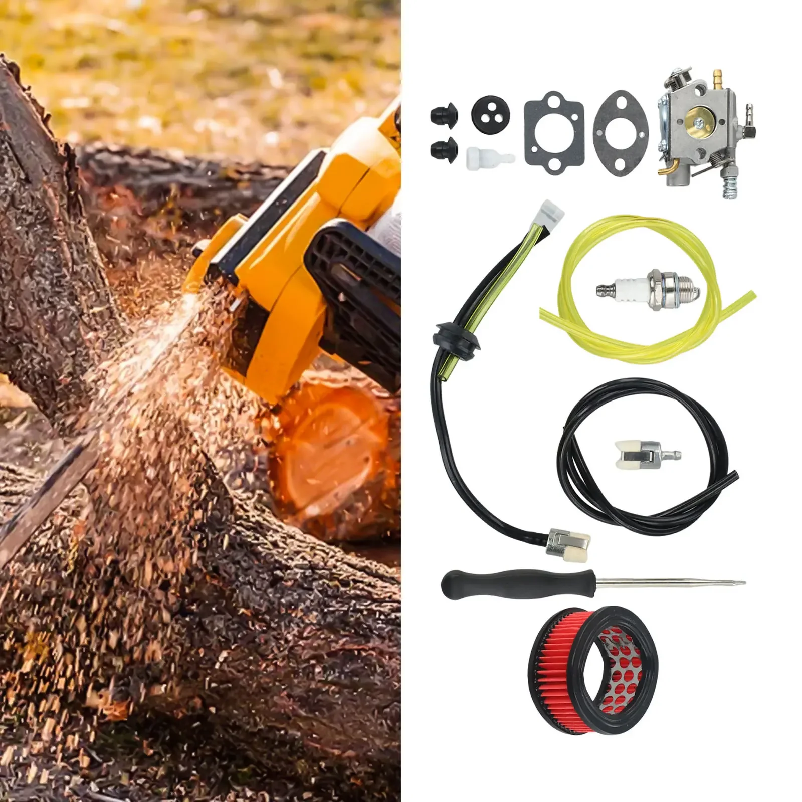 A021001921 Replacement Carburator Perfect Fit for All Your Favorite For Echo Chain Saws Including the 370 Series
A021001921 Replacement Carburator Perfect Fit for All Your Favorite For Echo Chain Saws Including the 370 Series
