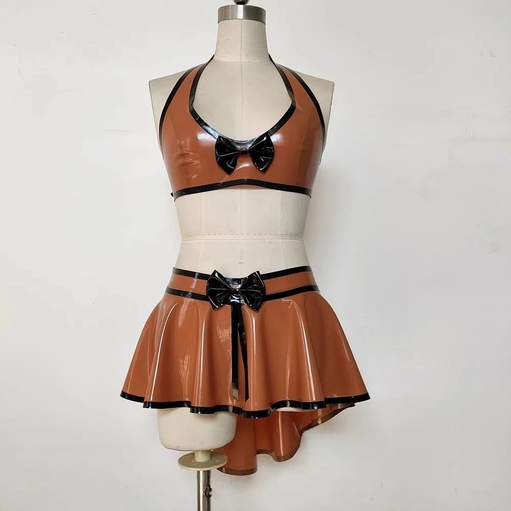 Latex Pure Natural Latex Clothing Women's Skirt Half Skirt Mini Skirt Bra Vest Halter Neck
Latex Pure Natural Latex Clothing Women's Skirt Half Skirt Mini Skirt Bra Vest Halter Neck