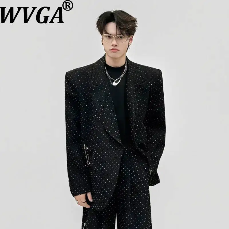 WVGA Spring Autumn New Men Starry Sky Diamond Loose-fitting Trendy Blazer Ncihe Chic Casual Suit Pants Two Pieces Set Ins W23646
WVGA Spring Autumn New Men Starry Sky Diamond Loose-fitting Trendy Blazer Ncihe Chic Casual Suit Pants Two Pieces Set Ins W23646