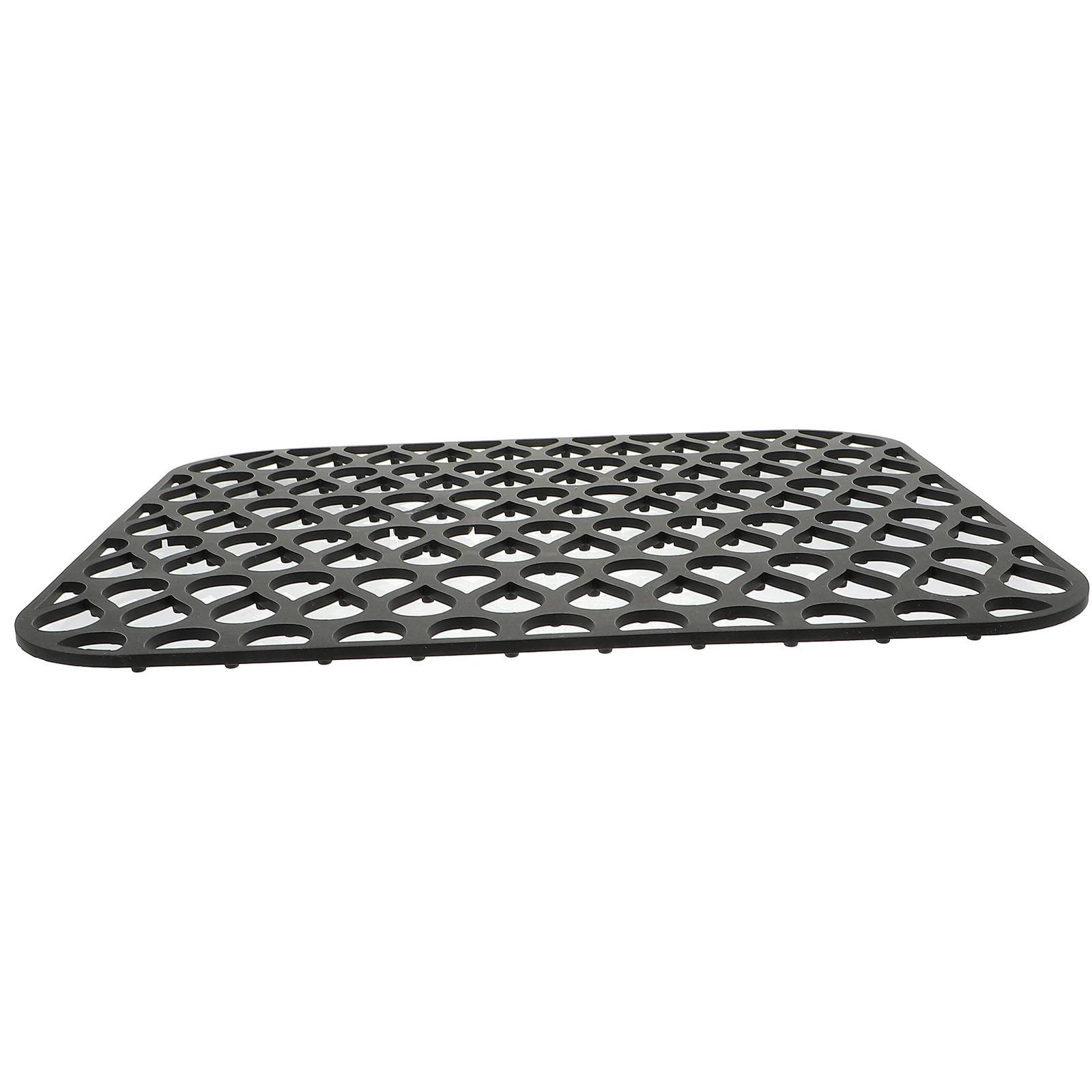 Silicone Sink Mat Non Slip Kitchen Mats for Stainless Steel Sink Protector Black Small Size Drainage Mat Hollow Design Durable
Silicone Sink Mat Non Slip Kitchen Mats for Stainless Steel Sink Protector Black Small Size Drainage Mat Hollow Design Durable