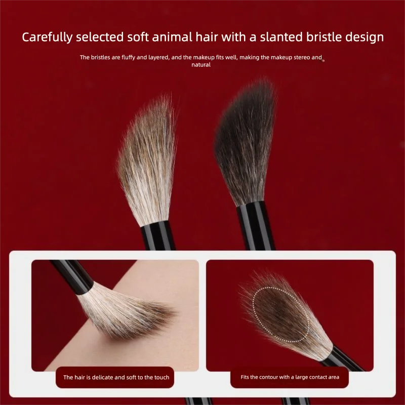 Meiru N73 Hair Room Brush Animal Hair Slope Small Area Blush Blush Blush Brightening And Highlighting Makeup Brush
Meiru N73 Hair Room Brush Animal Hair Slope Small Area Blush Blush Blush Brightening And Highlighting Makeup Brush
