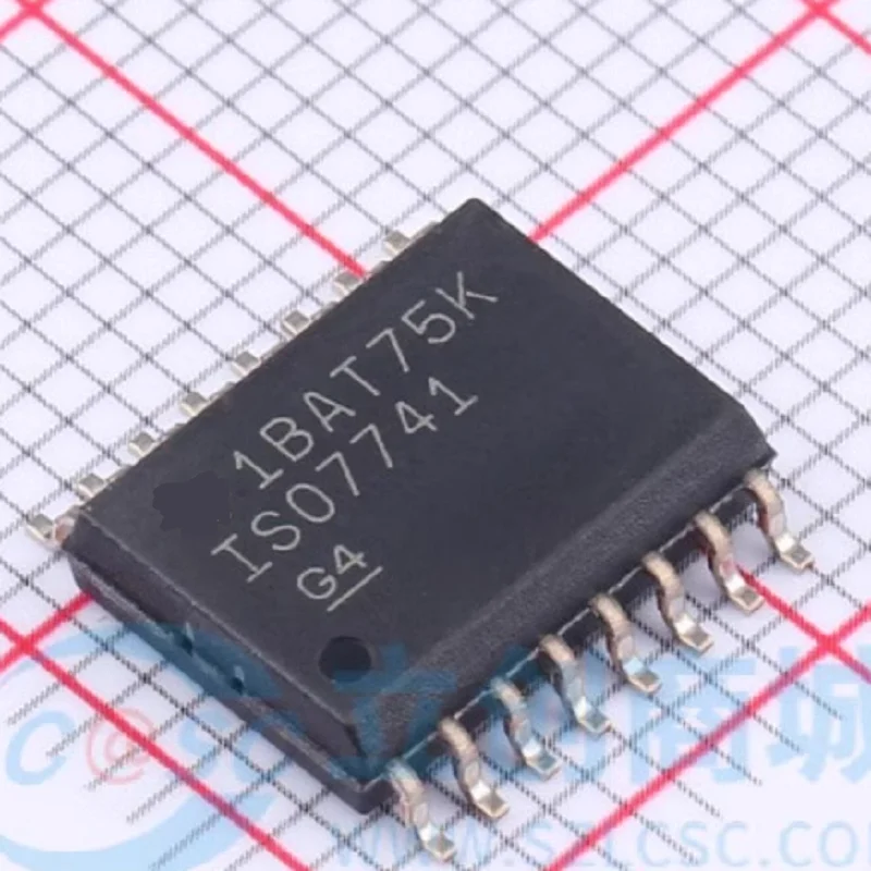 ISO7741DW General Purpose Digital Isolator 5000Vrms 4 Channel 100Mbps 85kV/µs CMTI 16-SOIC (0.295", 7.50mm Width)
ISO7741DW General Purpose Digital Isolator 5000Vrms 4 Channel 100Mbps 85kV/µs CMTI 16-SOIC (0.295", 7.50mm Width)