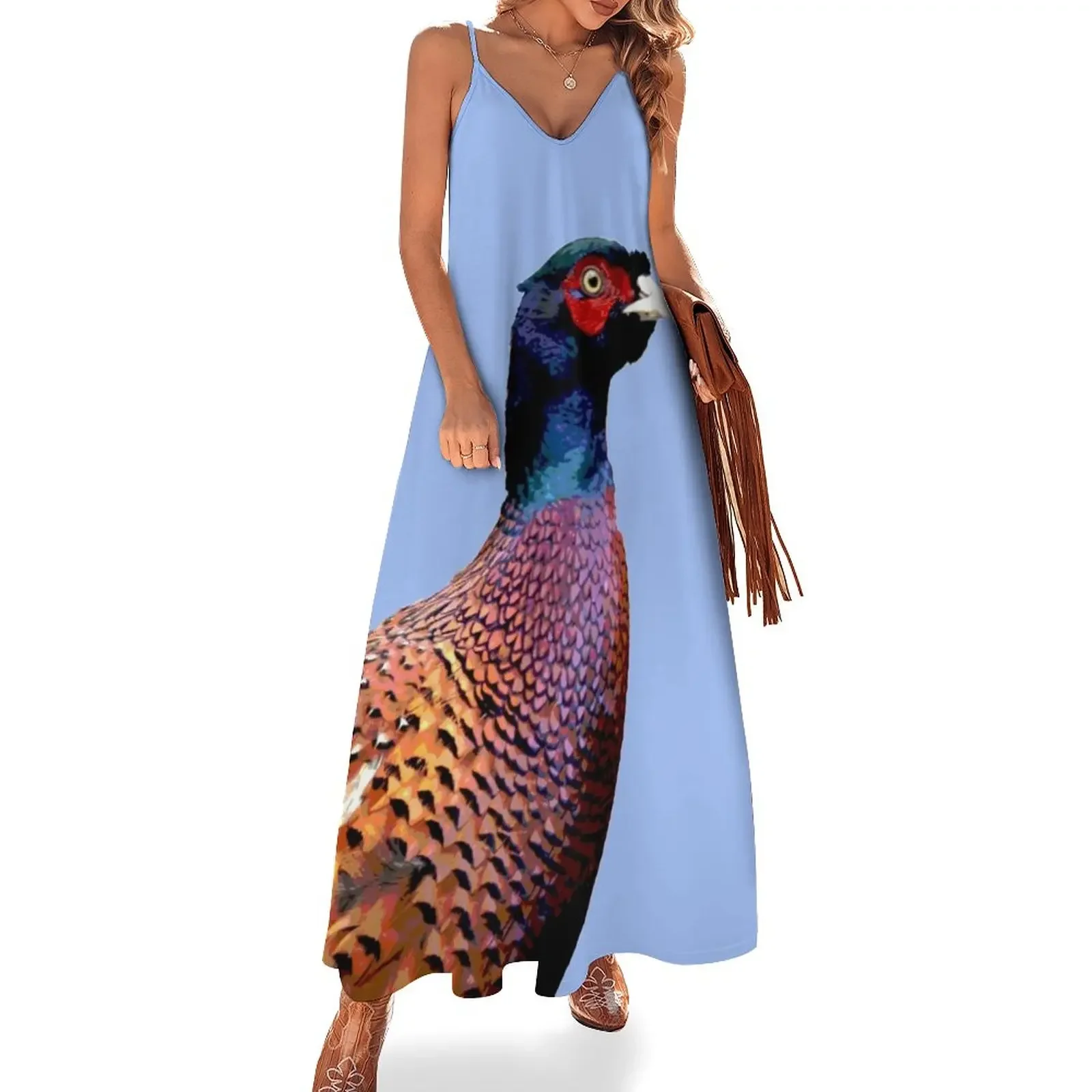 Pheasant Sleeveless Dress ceremony dresses prom dresses 2025 womens dress Clothing Dress
Pheasant Sleeveless Dress ceremony dresses prom dresses 2025 womens dress Clothing Dress