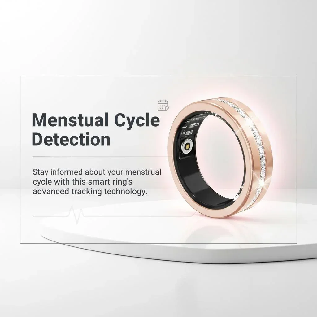 Умное кольцо QINO R12 для мужчин и женщин, модный трекер здоровья и сна, мониторинг сердечного ритма и менструального цикла, водонепроницаемость 5ATM, мультиспортивный фитнес-трекер
Умное кольцо QINO R12 для мужчин и женщин, модный трекер здоровья и сна, мониторинг сердечного ритма и менструального цикла, водонепроницаемость 5ATM, мультиспортивный фитнес-трекер