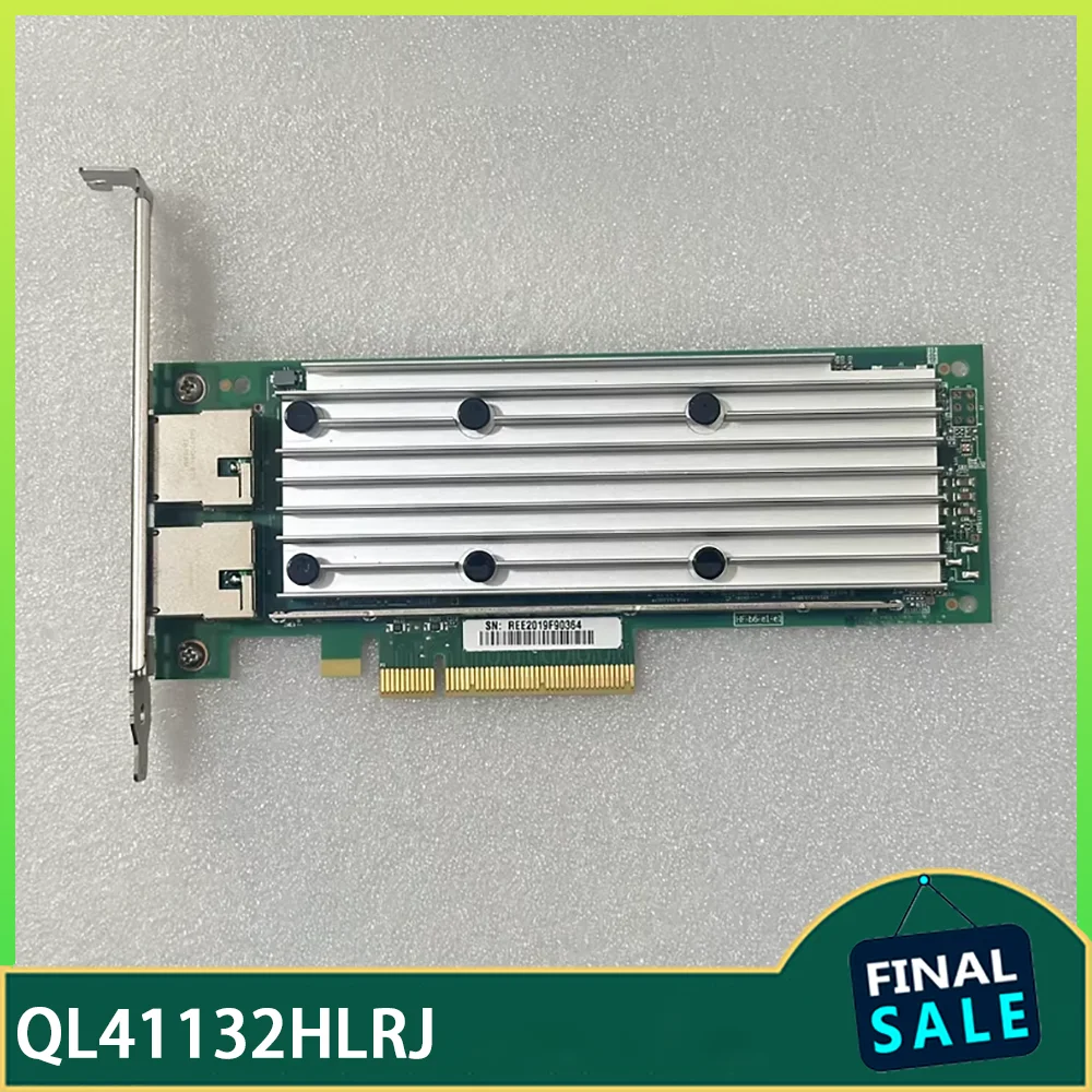 Двухпортовая 10-гигабитная сетевая карта PCIe 3.0 x8 0NV5DW QL41132HLRJ
Двухпортовая 10-гигабитная сетевая карта PCIe 3.0 x8 0NV5DW QL41132HLRJ