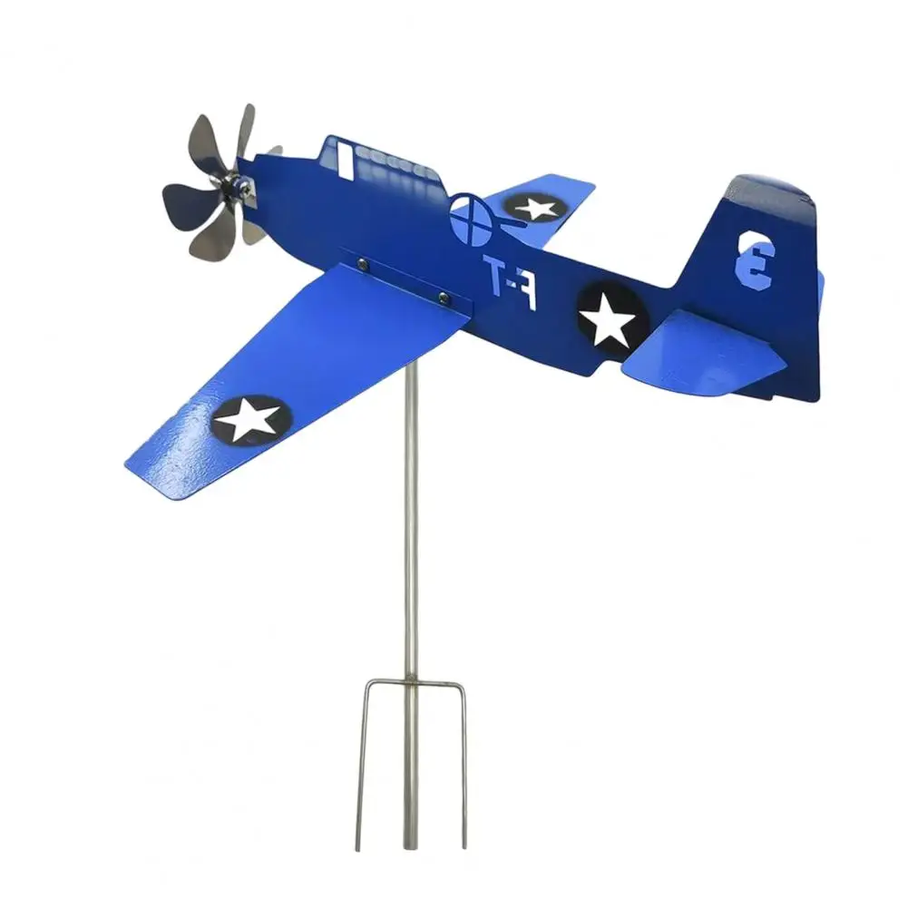 Metal Durable Outdoor Spinner Rotating Aircraft Yard Art Stake, 3D Kinetic Wind Sculpture for Patio, Lawn, Porch
Metal Durable Outdoor Spinner Rotating Aircraft Yard Art Stake, 3D Kinetic Wind Sculpture for Patio, Lawn, Porch