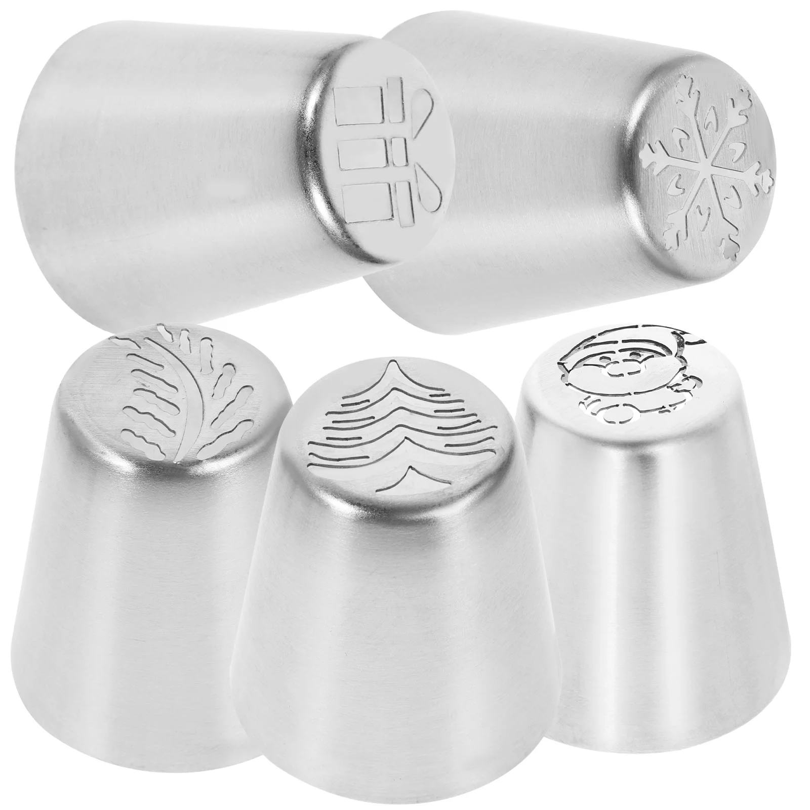 5 Pcs Pastry Bags Biscuits Christmas Icing Nozzle Frosting Piping Kit Baking Tools
5 Pcs Pastry Bags Biscuits Christmas Icing Nozzle Frosting Piping Kit Baking Tools