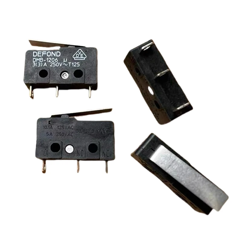 1PCS/LOTS 100% Hong Kong dEFOND DMB-1206 Micro Switch with Handle Pure Silver Contact 5A250VAC Brand New IC Electronic component
1PCS/LOTS 100% Hong Kong dEFOND DMB-1206 Micro Switch with Handle Pure Silver Contact 5A250VAC Brand New IC Electronic component