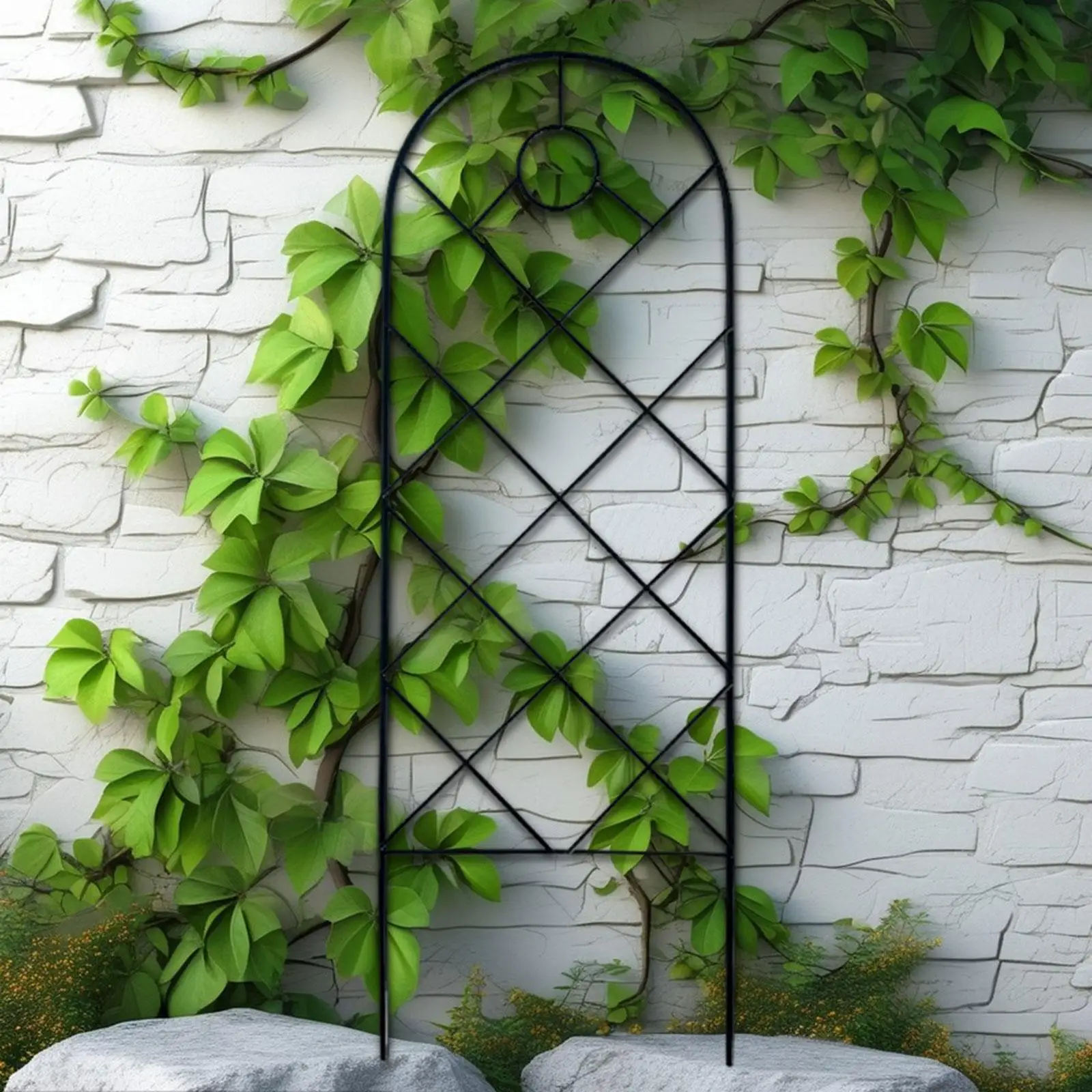 Metal Garden Trellis Grid Flower Stand Structure for Patio Landscape Outdoor
Metal Garden Trellis Grid Flower Stand Structure for Patio Landscape Outdoor
