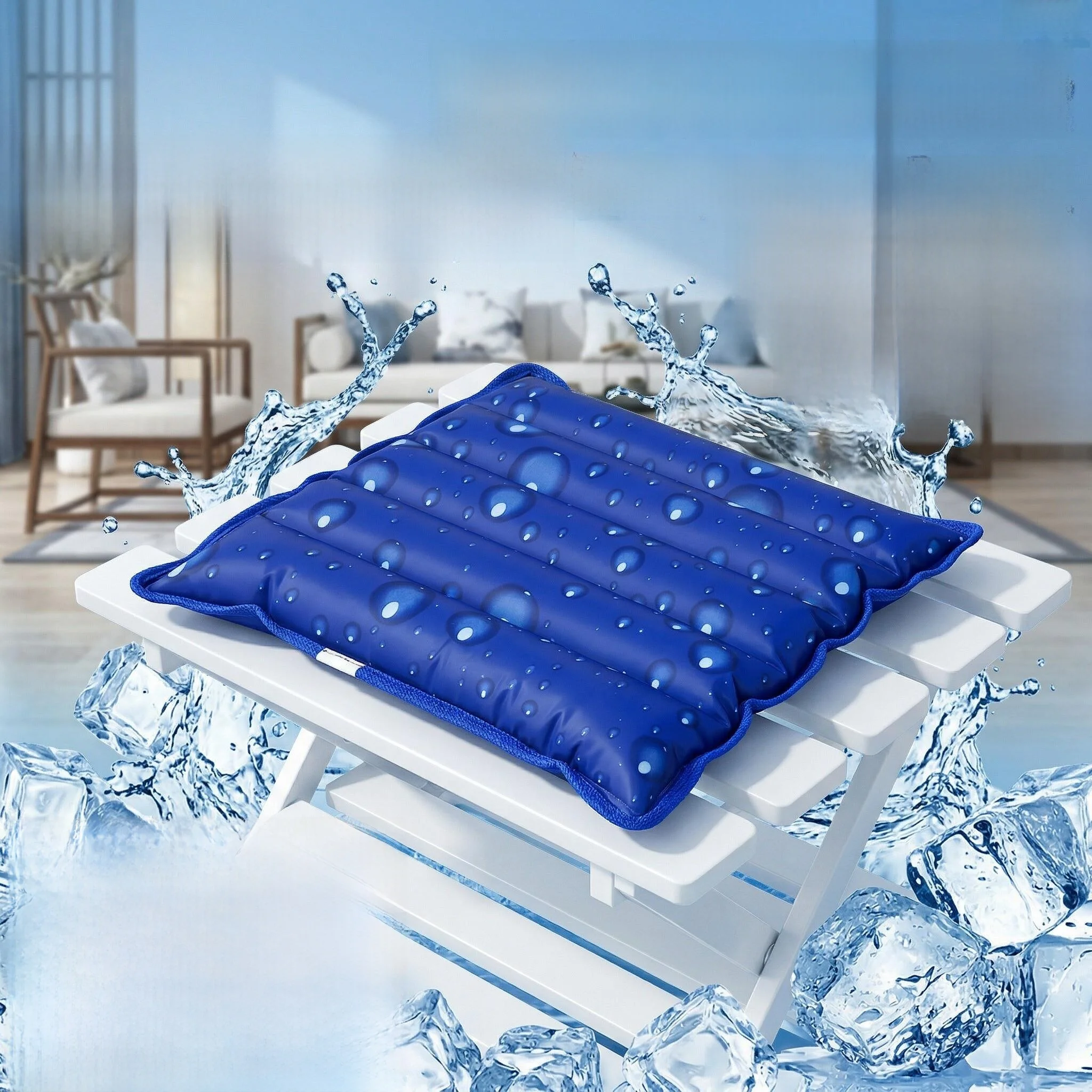 Thickened Cooling Ice Pad Breathable Summer Office Water Bed Chair Mat Pressure Resistant Dormitory Heat Relief Cool Pad
Thickened Cooling Ice Pad Breathable Summer Office Water Bed Chair Mat Pressure Resistant Dormitory Heat Relief Cool Pad