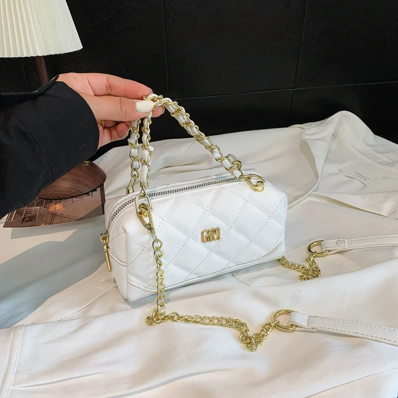 Women Vintage Handbag 2026 New Quilted Diamond Crossbody Bag High Quality Mini Cylinder Chain Shoulder Purse For Women Evening P
Women Vintage Handbag 2026 New Quilted Diamond Crossbody Bag High Quality Mini Cylinder Chain Shoulder Purse For Women Evening P