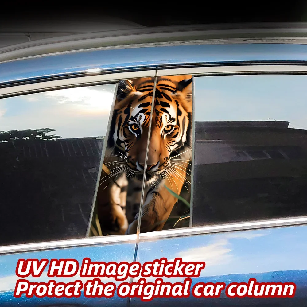 Cool Tiger Car Stickers Funny Auto B Pillar Waterproof Decoration DIY Cover Car Doors Pillar Sunscreen Decals Auto Accessories
Cool Tiger Car Stickers Funny Auto B Pillar Waterproof Decoration DIY Cover Car Doors Pillar Sunscreen Decals Auto Accessories