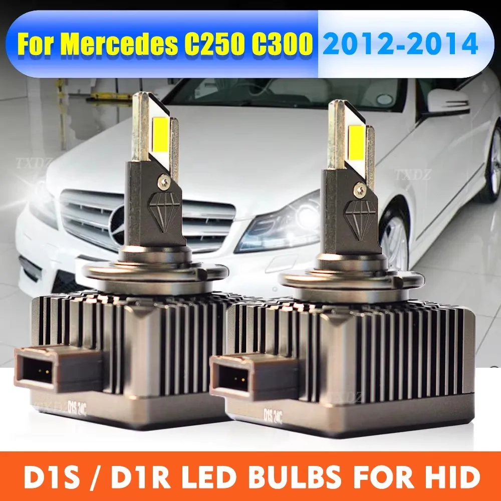 D1R D1S LED Bulbs Car Headlight 6000K 55W Auto Lamp HID Conversion Kit Plug&Play For Mercedes C250 C300 C350 C63 2012-2014
D1R D1S LED Bulbs Car Headlight 6000K 55W Auto Lamp HID Conversion Kit Plug&Play For Mercedes C250 C300 C350 C63 2012-2014