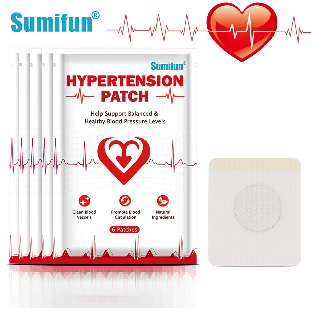 6/18/30Pcs Sumifun Hypertension Treatment Patch Relieve Dizziness Repeated Headache Nosebleed Shortness Breath Medical Sticker
6/18/30Pcs Sumifun Hypertension Treatment Patch Relieve Dizziness Repeated Headache Nosebleed Shortness Breath Medical Sticker