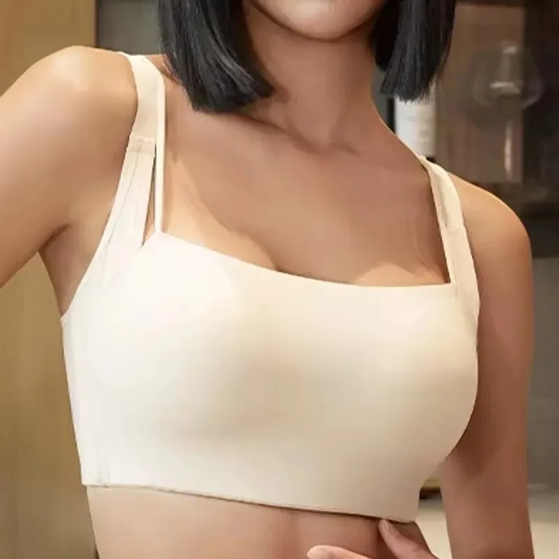 Женский бесшовный бюстгальтер-топ без косточек, гладкое белье с полным покрытием, комфортное, размеры 32 34 36 38 40 42 44 C D E F G H
Женский бесшовный бюстгальтер-топ без косточек, гладкое белье с полным покрытием, комфортное, размеры 32 34 36 38 40 42 44 C D E F G H