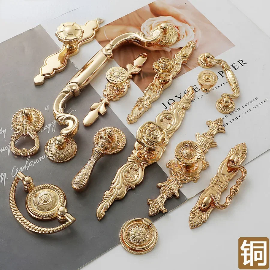 Nordic Shiny Gold Brass Handles for Furniture Light Luxury Kitchen Cabinet Handles Shoe Cabinets Dresser Drawer Knobs
Nordic Shiny Gold Brass Handles for Furniture Light Luxury Kitchen Cabinet Handles Shoe Cabinets Dresser Drawer Knobs