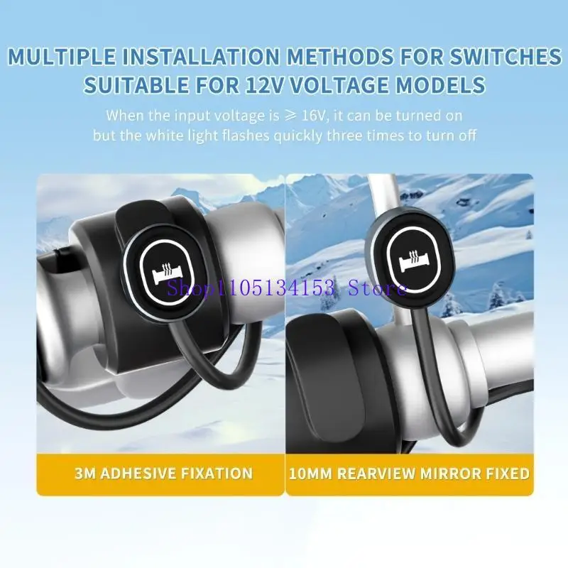 HG89 мотоцикл с подогревом ручки 12 В электрический нагреватель ручной работы с 3 установлением быстрого нагревания руля для
HG89 мотоцикл с подогревом ручки 12 В электрический нагреватель ручной работы с 3 установлением быстрого нагревания руля для