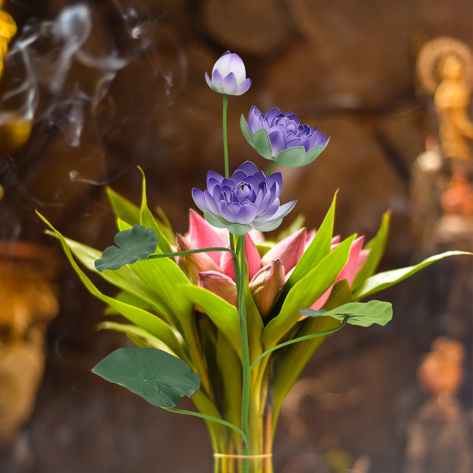 Simulation Lotus Decor Artificial Flower Prop Fake Lotus Sacrificial Adornment Vivid Appearance Exquisite Workmanship Realistic
Simulation Lotus Decor Artificial Flower Prop Fake Lotus Sacrificial Adornment Vivid Appearance Exquisite Workmanship Realistic