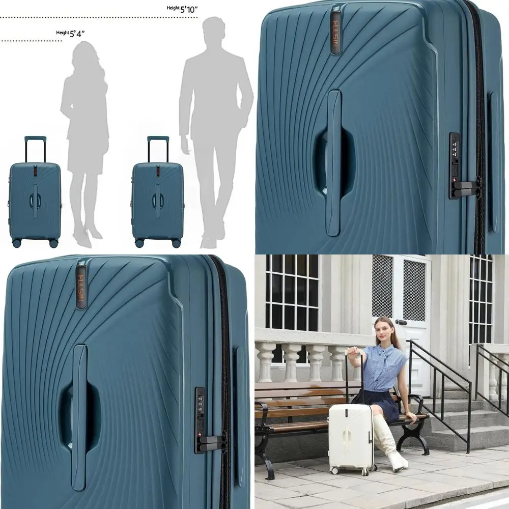 20 Расширяемый чемодан-спиннер с твердым корпусом и замком TSA, одобренный авиакомпанией, синий, 20
20 Расширяемый чемодан-спиннер с твердым корпусом и замком TSA, одобренный авиакомпанией, синий, 20