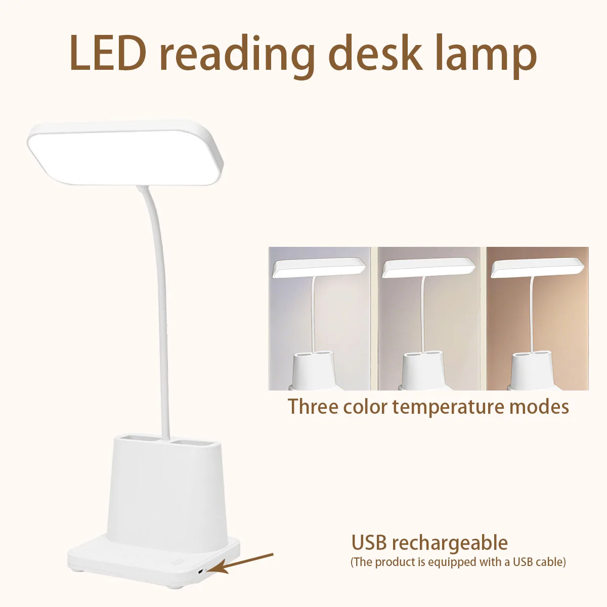 Stationery storage base, creative LED night light, dormitory and home lighting table lamp, USB charging book light, gift
Stationery storage base, creative LED night light, dormitory and home lighting table lamp, USB charging book light, gift