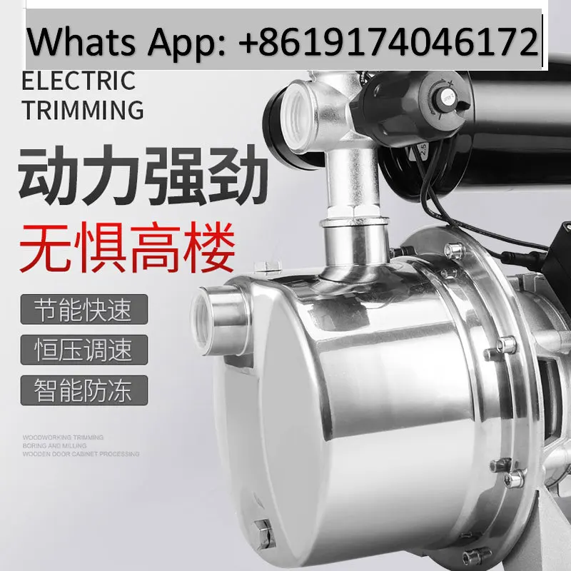 Stainless steel self-priming pump household well automatic 220v tap water booster/ pressurizing/jet/pumping pump
Stainless steel self-priming pump household well automatic 220v tap water booster/ pressurizing/jet/pumping pump