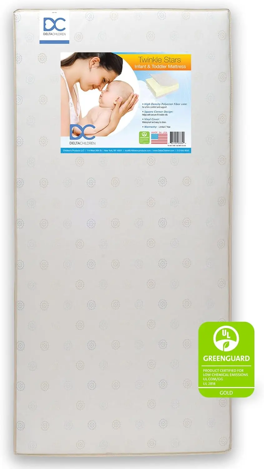 Premium Dual-Sided Crib Mattress, Waterproof & GREENGUARD Gold Certified with 7-Year Warranty
Premium Dual-Sided Crib Mattress, Waterproof & GREENGUARD Gold Certified with 7-Year Warranty