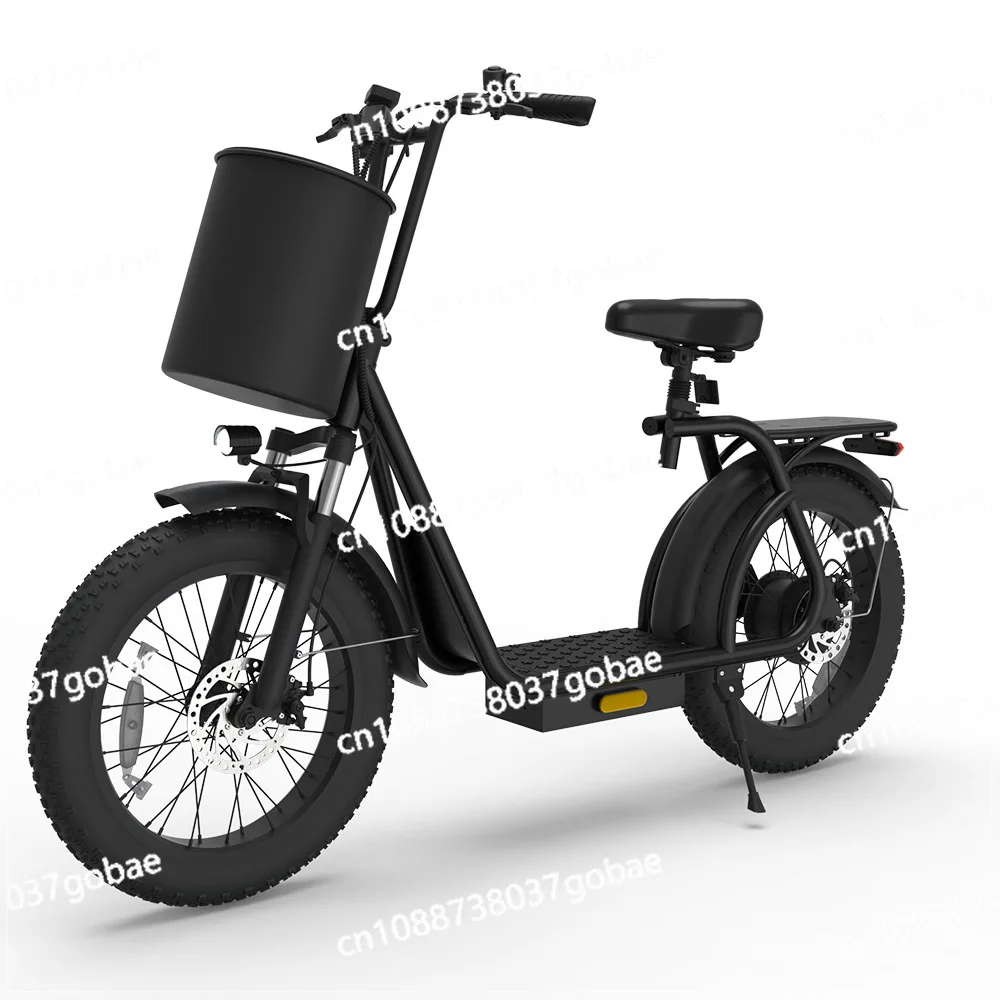 20 inch, black electric scooter, wide tire, long battery life of electric bicycle
20 inch, black electric scooter, wide tire, long battery life of electric bicycle