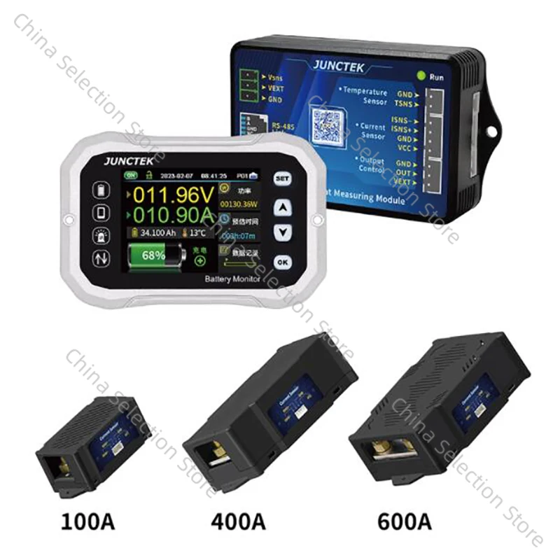 2025 NEW KH140F Bluetooth Battery Monitor 0-120V 400A Voltage Current Tester Capacity Indicator RV Battery VA Coulomb Meter
2025 NEW KH140F Bluetooth Battery Monitor 0-120V 400A Voltage Current Tester Capacity Indicator RV Battery VA Coulomb Meter