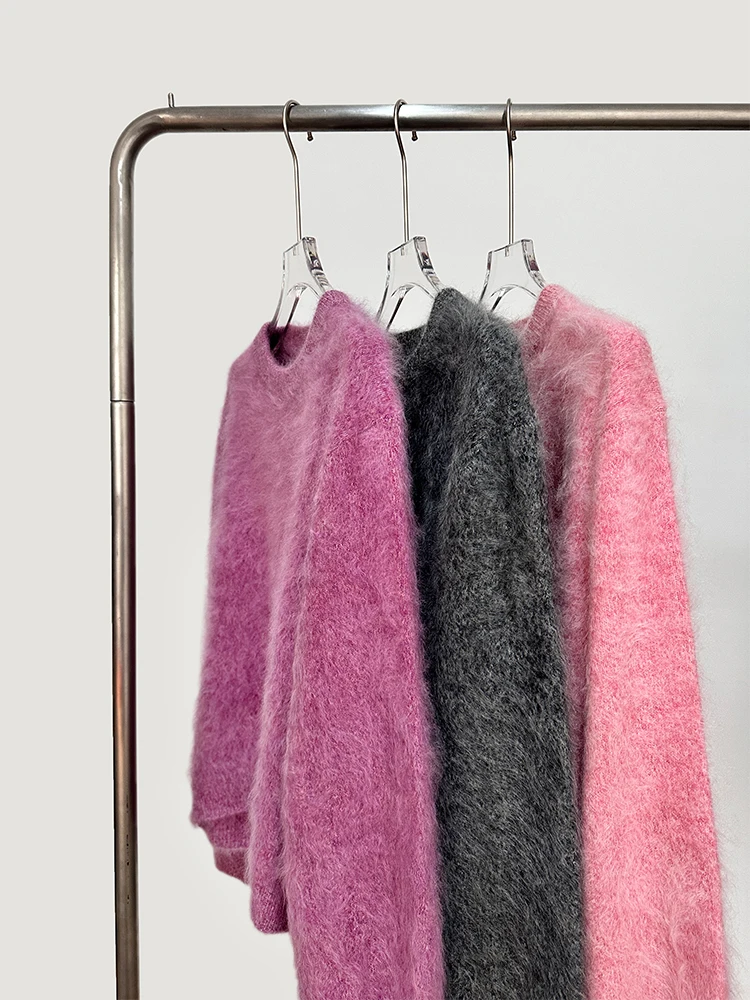 Qing Ya i Thiened круглый вязаный свитер, женский свободный крой, пуловер Camere, осень-зима, новая корейская версия
Qing Ya i Thiened круглый вязаный свитер, женский свободный крой, пуловер Camere, осень-зима, новая корейская версия