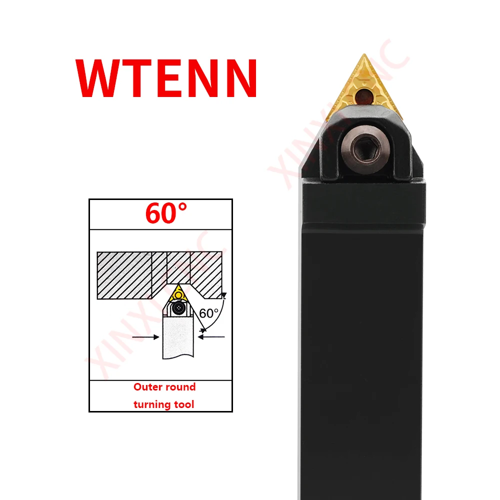 CNC tool bar external turning tool WTENN2020K16/2525M16 Turning tool bar/can turn 60 degrees external thread
CNC tool bar external turning tool WTENN2020K16/2525M16 Turning tool bar/can turn 60 degrees external thread