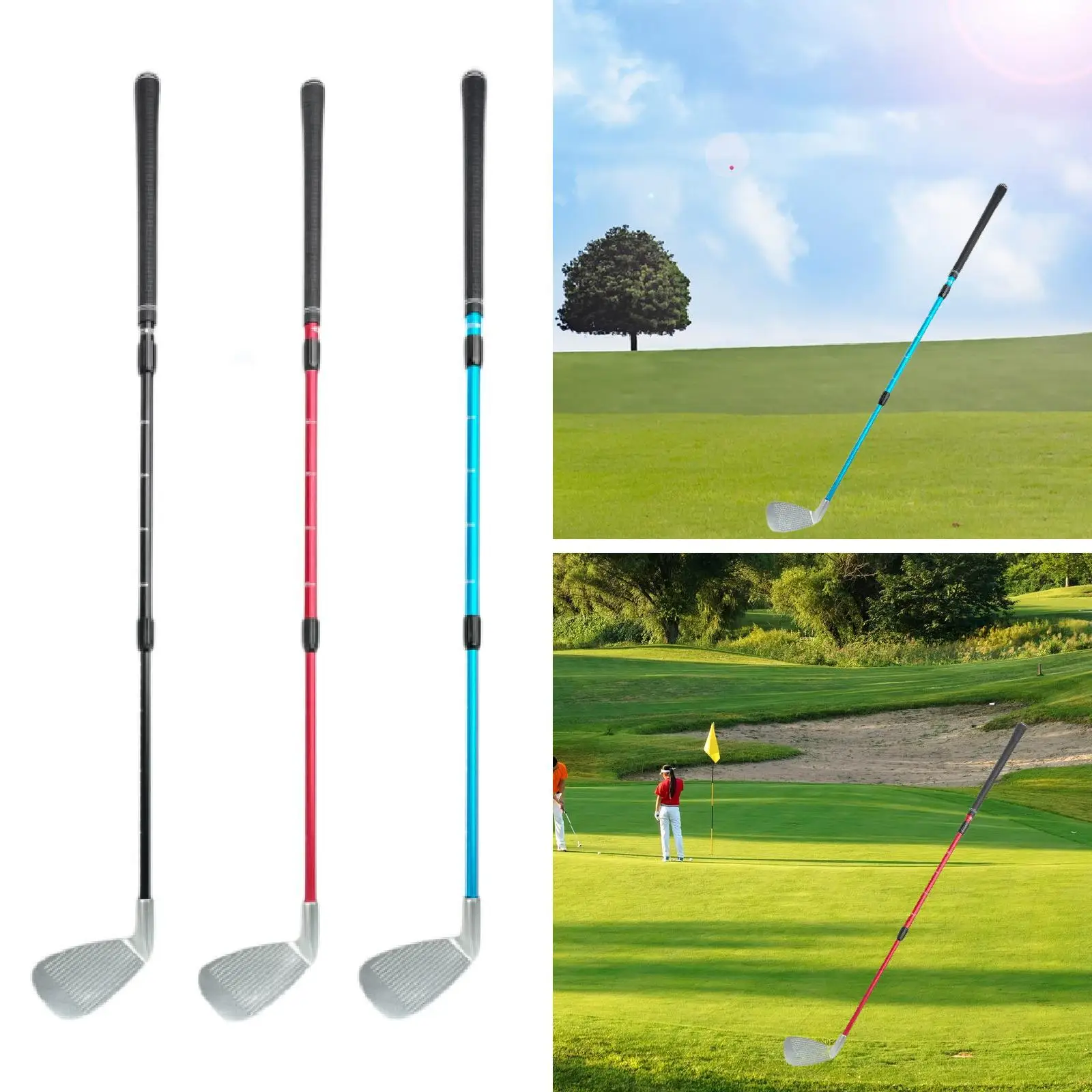 Golf Wedge Golf Chipper Club, Retractable Lightweight Gift Training, Outdoor Aluminum Alloy Adjustable Chipping Practice Club
Golf Wedge Golf Chipper Club, Retractable Lightweight Gift Training, Outdoor Aluminum Alloy Adjustable Chipping Practice Club