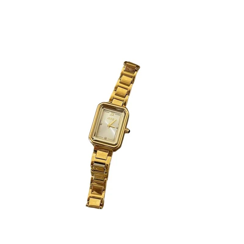 Light luxury design small square watch women, temperament high-end steel belt watch
Light luxury design small square watch women, temperament high-end steel belt watch