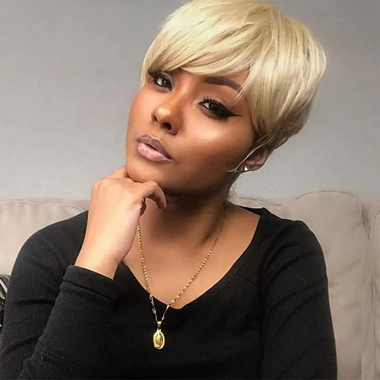 613 Цвет машинного производства, 100% человеческие волосы, прямой парик с стрижкой пикси
613 Цвет машинного производства, 100% человеческие волосы, прямой парик с стрижкой пикси