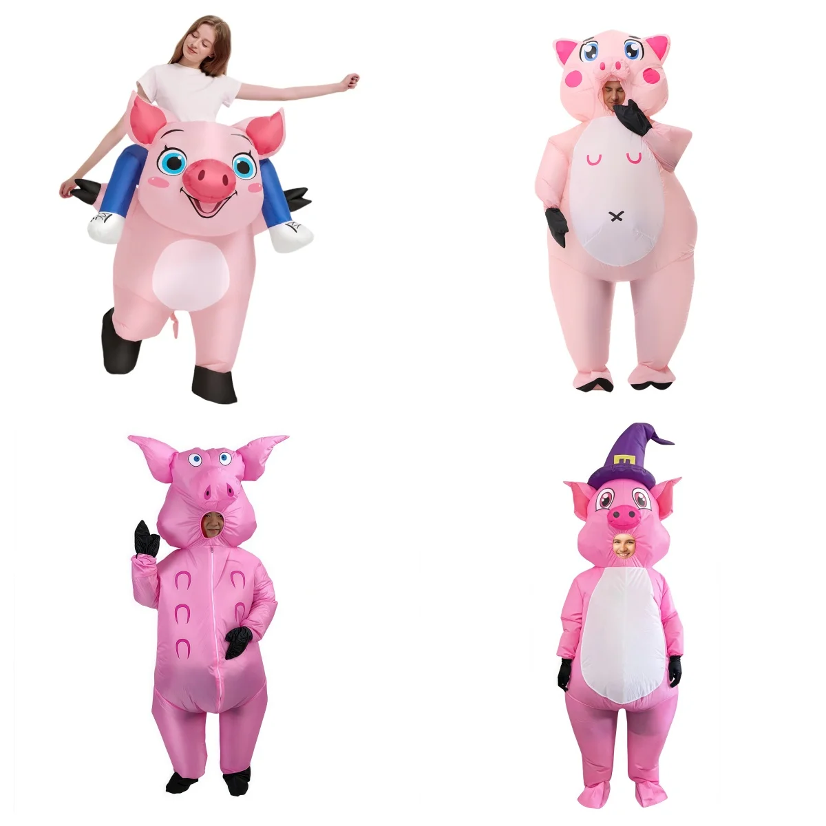 Pink inflatable pig costume, superhero pig chubby pig jumpsuit, adult Halloween cosplay costume
Pink inflatable pig costume, superhero pig chubby pig jumpsuit, adult Halloween cosplay costume