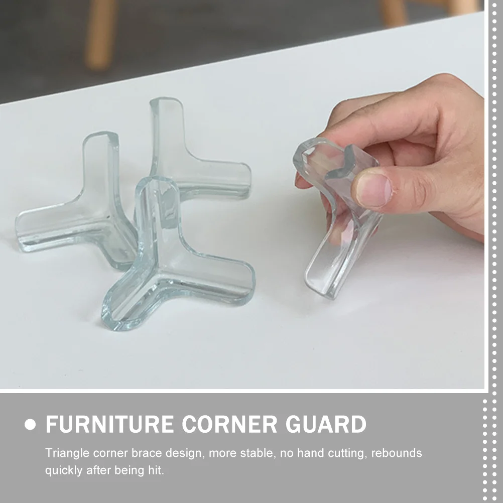 10 pcs Corner Protector Covers T Shape Soft Furniture Transparent Child Safety Guard for Table Edges
10 pcs Corner Protector Covers T Shape Soft Furniture Transparent Child Safety Guard for Table Edges
