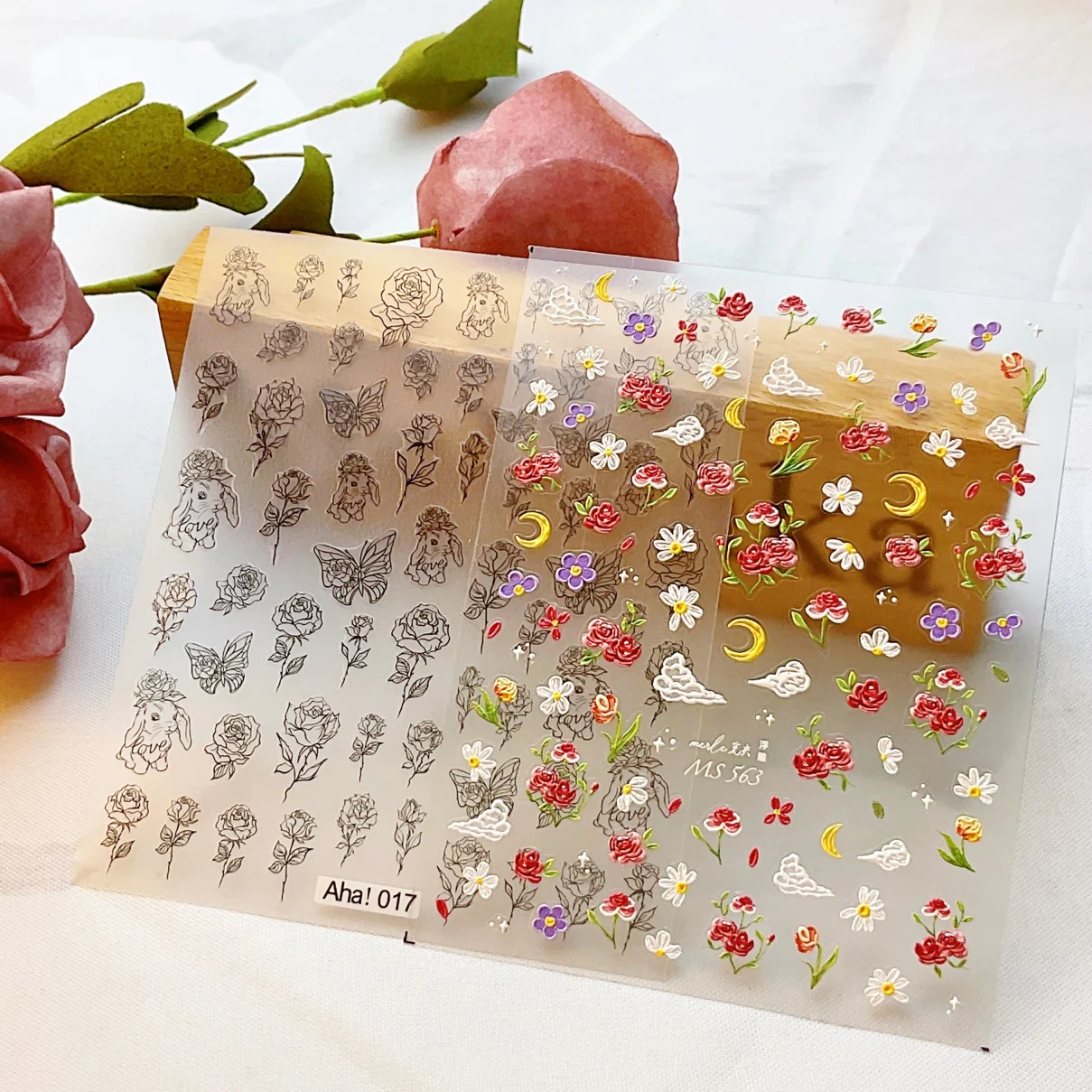 1 Sheet Rose Sweet Nail New Relief Red Decal Small Fresh 3D Stereo Back Glue Flower Graffiti Nail Decoration Small Pattern Patch
1 Sheet Rose Sweet Nail New Relief Red Decal Small Fresh 3D Stereo Back Glue Flower Graffiti Nail Decoration Small Pattern Patch
