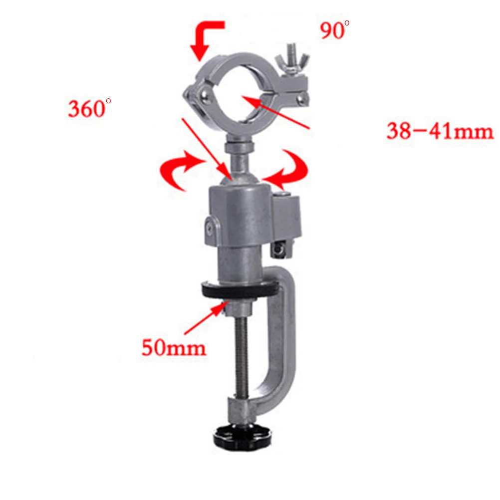 Universal 360 Degree Clamp-on Bench Holder Vise Vice Electric Drill Stand Bracket Rotating Tool (Silver)
Universal 360 Degree Clamp-on Bench Holder Vise Vice Electric Drill Stand Bracket Rotating Tool (Silver)