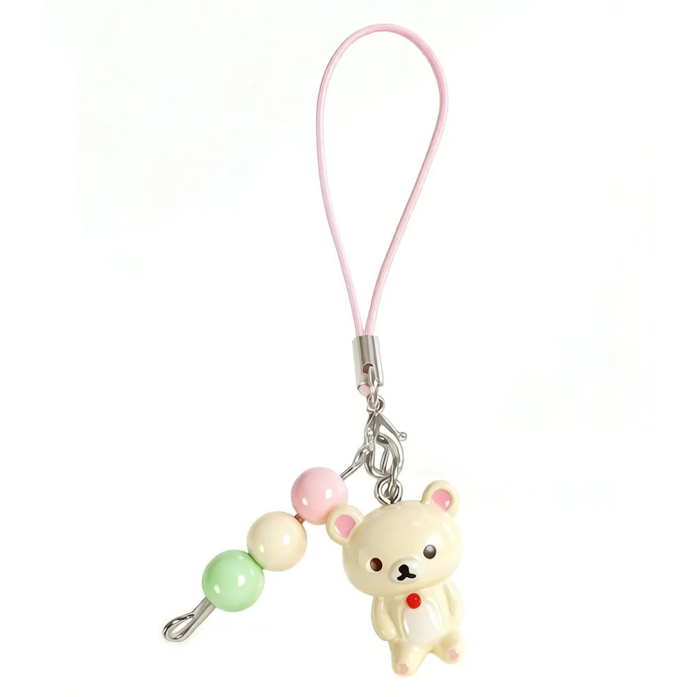 Cute Rilakkuma Korilakkuma Bear Color Dango Sweets Bead Strap Keyring Mascot Keychain Keyholder Mobile Phone Chain Pendant Toy
Cute Rilakkuma Korilakkuma Bear Color Dango Sweets Bead Strap Keyring Mascot Keychain Keyholder Mobile Phone Chain Pendant Toy